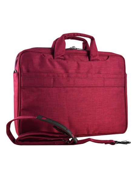 Techair Classic pro 39,6 cm (15.6") Maletín Toploader Rojo