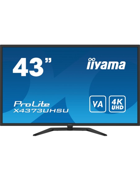 iiyama ProLite X4373UHSU-B1 pantalla para PC 108 cm (42.5") 3840 x 2160 Pixeles 4K Ultra HD Negro