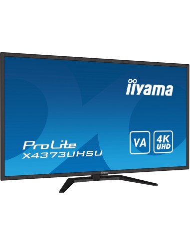 iiyama ProLite X4373UHSU-B1 pantalla para PC 108 cm (42.5") 3840 x 2160 Pixeles 4K Ultra HD Negro