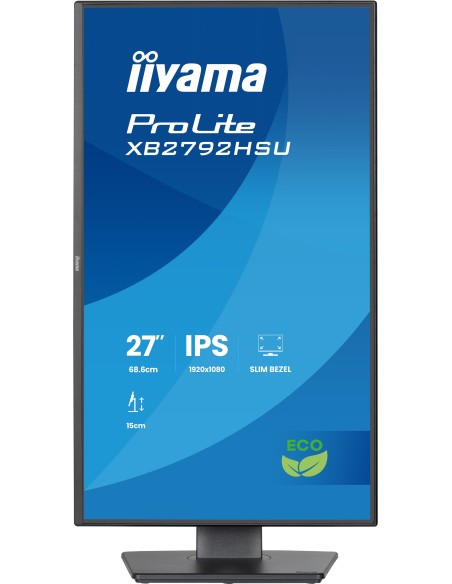 iiyama ProLite XB2792HSU-B1 pantalla para PC 68,6 cm (27") 1920 x 1080 Pixeles Full HD LED Negro