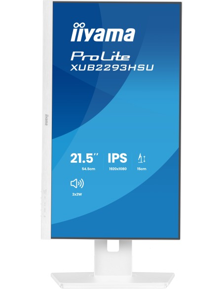 iiyama ProLite XUB2293HSU-W7 pantalla para PC 54,6 cm (21.5") 1920 x 1080 Pixeles Full HD LED Blanco