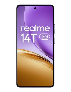 realme 14T 16,9 cm (6.67") Android 15 5G 8 GB 256 GB 6000 mAh Púrpura