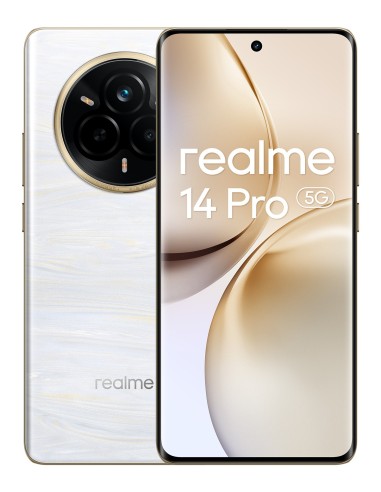 realme 14 Pro 5G 17,2 cm (6.77") SIM doble Android 15 USB Tipo C 12 GB 512 GB 6000 mAh Blanco