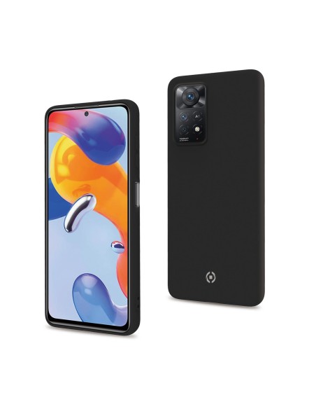 Celly Cromo funda para teléfono móvil 16,9 cm (6.67") Negro