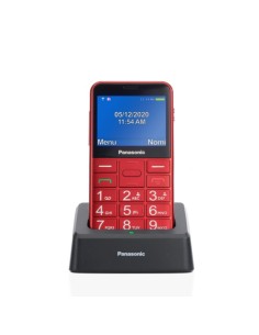 Panasonic KX-TU155EXRN teléfono móvil 6,1 cm (2.4") 102 g Rojo Teléfono con cámara