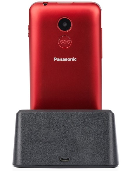 Panasonic KX-TU155EXRN teléfono móvil 6,1 cm (2.4") 102 g Rojo Teléfono con cámara