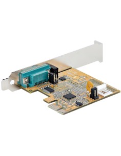 StarTech.com Tarjeta PCI Express Serie de 1 Puerto, Tarjeta de Interfaz PCIe a Serie RS232 (DB9), Tarjeta Serial, UART 16C1050, 2