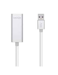 AISENS Conversor USB 3.0 A Ethernet Gigabit 10 100 1000 Mbps, 15 cm