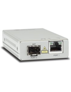 Allied Telesis AT-MMC2000 SP-960 convertidor de medio 1000 Mbit s 850 nm Multimodo Plata
