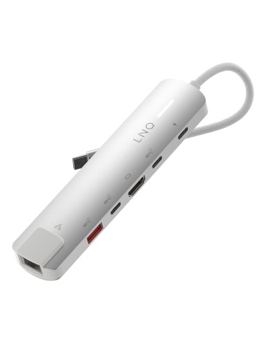 LINQ 6in1 Pro USB-C 10Gbps Multiport Hub with 4K HDMI and Ethernet