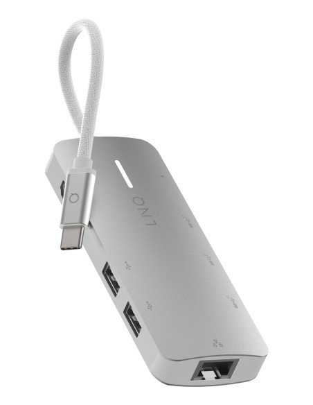 LINQ 8in1 Pro USB-C 10Gbps Multiport Hub with 4K HDMI, Ethernet and Card Reader