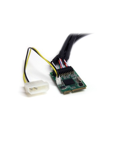 StarTech.com Adaptador Tarjeta Mini PCI Express PCIe FireWire 2 Puertos 1394b FW800 1 Puerto 1394a FW400