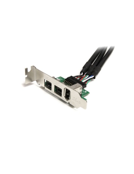StarTech.com Adaptador Tarjeta Mini PCI Express PCIe FireWire 2 Puertos 1394b FW800 1 Puerto 1394a FW400