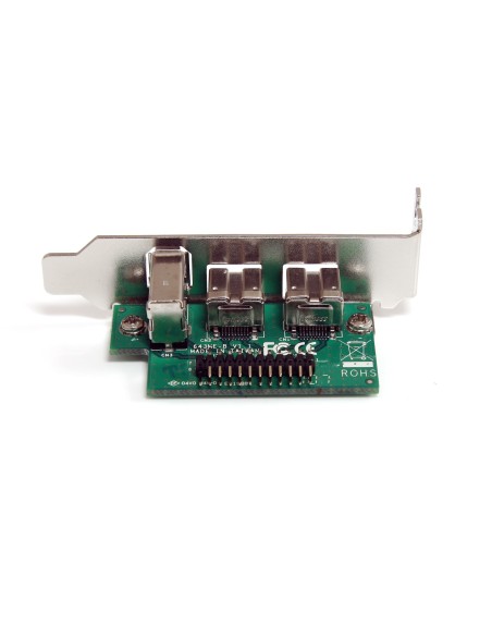 StarTech.com Adaptador Tarjeta Mini PCI Express PCIe FireWire 2 Puertos 1394b FW800 1 Puerto 1394a FW400