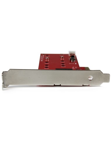 StarTech.com Tarjeta Controladora M.2 PCI Express para 2 SSD