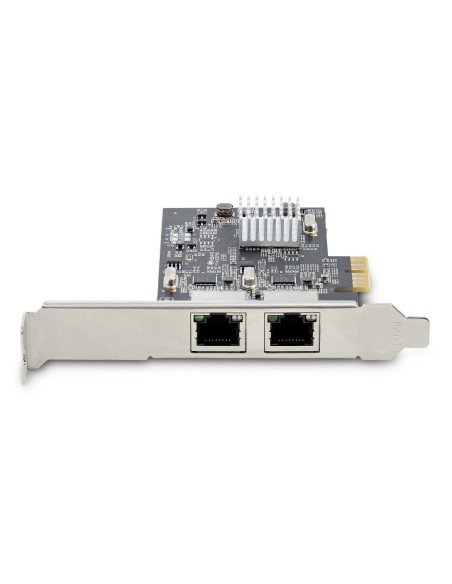 StarTech.com Tarjeta PCI Express de Red Ethernet 2 Puertos NBASE-T 2,5G - NIC I225-V - Tarjeta de Red de 2 Puertos para