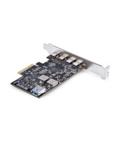 StarTech.com Tarjeta PCIe de 5 Puertos USB de 10Gbps 4x USB-C   1x USB-A - Hub Concentrador Interno USB 3.2 de 10Gbps - Tarjeta 2