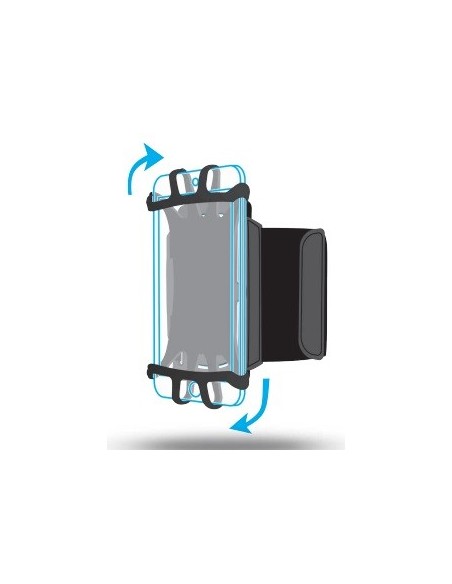 Mobilis ARM BAND 4-6IN . funda para teléfono móvil 15,2 cm (6") Brazalete caso Negro