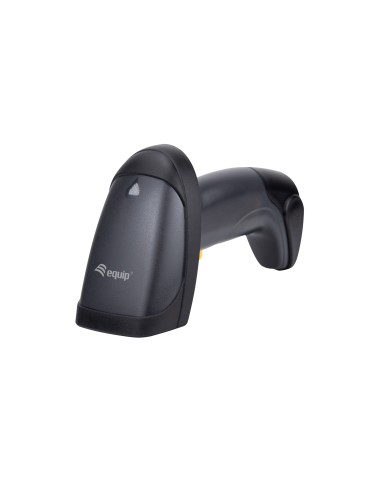 Equip 351025 lector de código de barras Lector de códigos de barras portátil 1D LED Negro