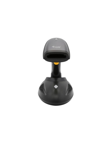 Equip 351026 lector de código de barras Lector de códigos de barras portátil 1D 2D LED Negro