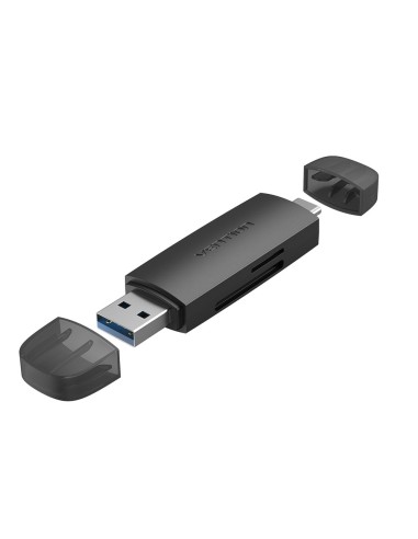 Vention Lector de Tarjetas Externo CLKB0  USB 3.0 y USB Tipo-C