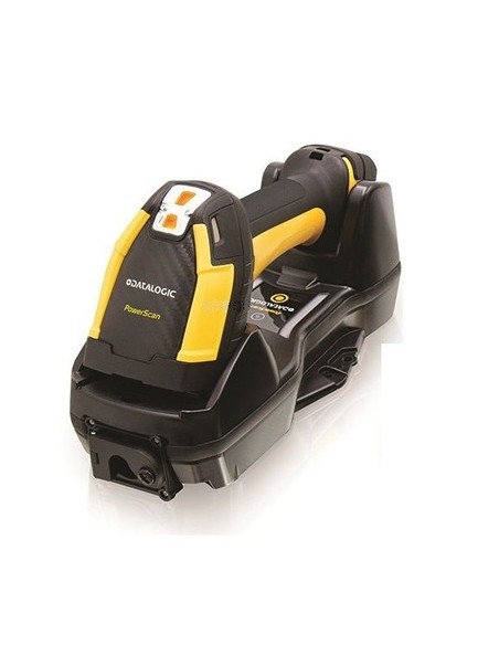 Datalogic PM9600-HP433RBK20 lector de código de barras Lector de códigos de barras portátil 1D 2D Laser Negro, Amarillo