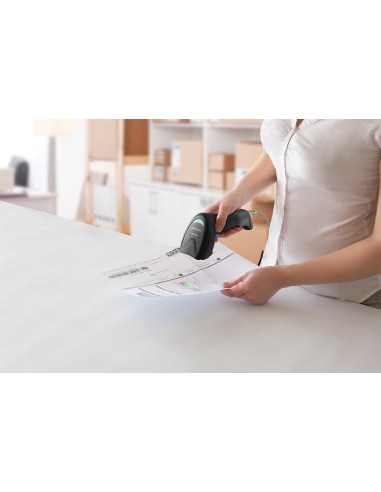 Datalogic QD2220-BKK1 lector de código de barras Lector de códigos de barras portátil 1D LED Negro