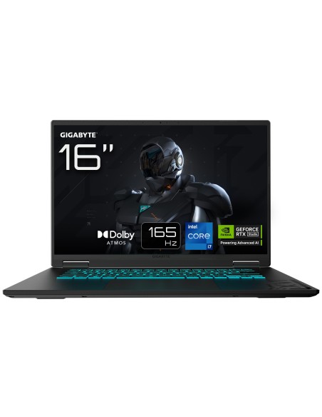 GIGABYTE GAMING A16 Portátil – 16", 165Hz WUXGA, Intel Core i7-13620H, RTX 5050, 16GB DDR5 5200MHz, SSD Gen4 de 1TB, DOS,