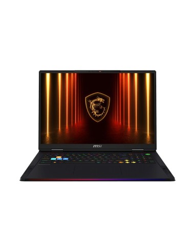 MSI Raider 18 HX AI A2XWJG-459ES Intel Core Ultra 9 285HX Portátil 45,7 cm (18") UHD+ 64 GB DDR5-SDRAM 2 TB SSD NVIDIA GeForce