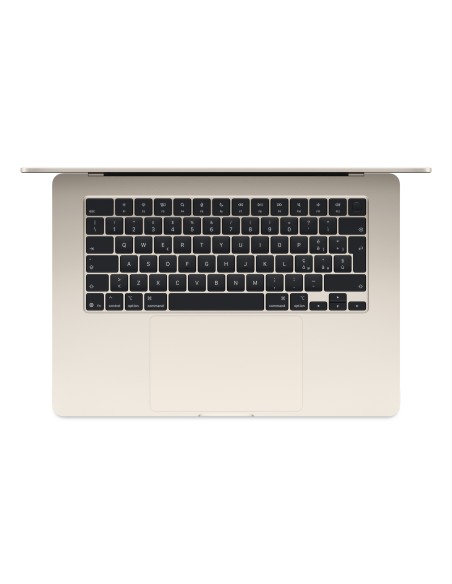 Apple MacBook Air Apple M M4 Portátil 38,9 cm (15.3") 24 GB 512 GB SSD Wi-Fi 6E (802.11ax) macOS Sequoia Beige