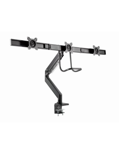 Gembird MA-DA3-03 soporte para monitor 68,6 cm (27") Escritorio Negro