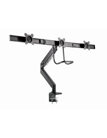Gembird MA-DA3-03 soporte para monitor 68,6 cm (27") Escritorio Negro