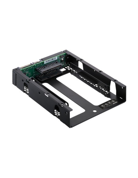 QNAP QDA-A2AR caja para disco duro externo Carcasa de disco duro SSD Negro 2.5"