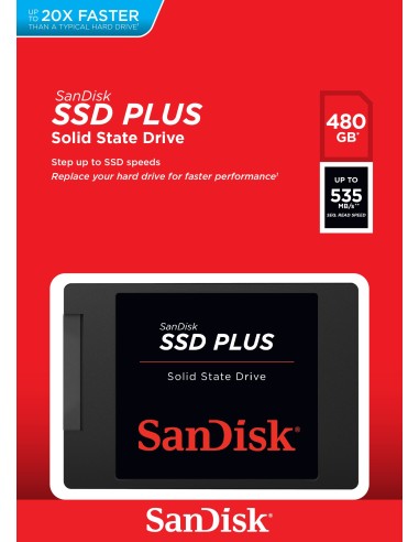 SanDisk Plus 480 GB 2.5" Serial ATA III SLC