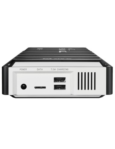 Western Digital D10 disco duro externo 12 TB 7200 RPM 3.2 Gen 2 (3.1 Gen 2) Negro