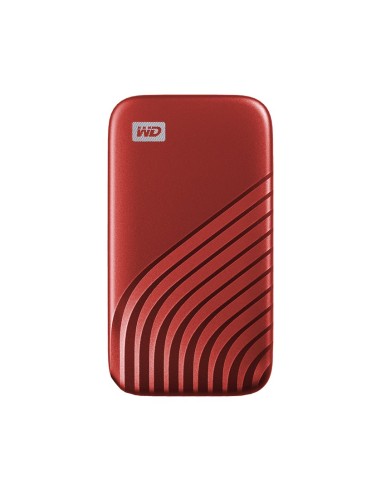 Western Digital My Passport 1 TB USB Tipo C 3.2 Gen 2 (3.1 Gen 2) Rojo