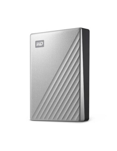 Western Digital WDBFTM0040BSL-WESN disco duro externo 4 TB USB Tipo C 3.2 Gen 1 (3.1 Gen 1) Plata