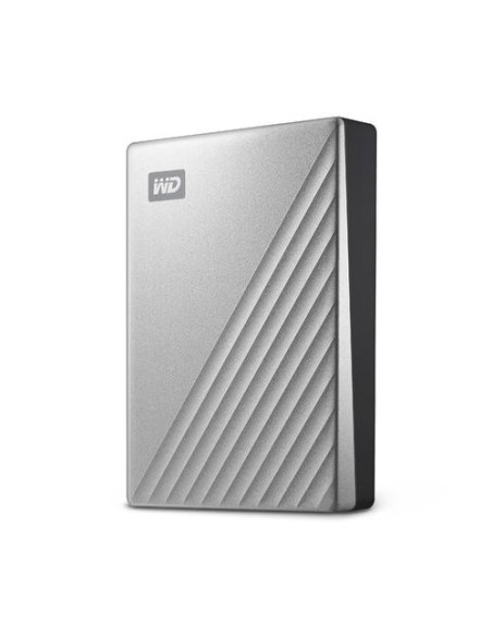 Western Digital WDBPMV0040BSL-WESN disco duro externo 4 TB USB Tipo C 3.2 Gen 1 (3.1 Gen 1) Plata