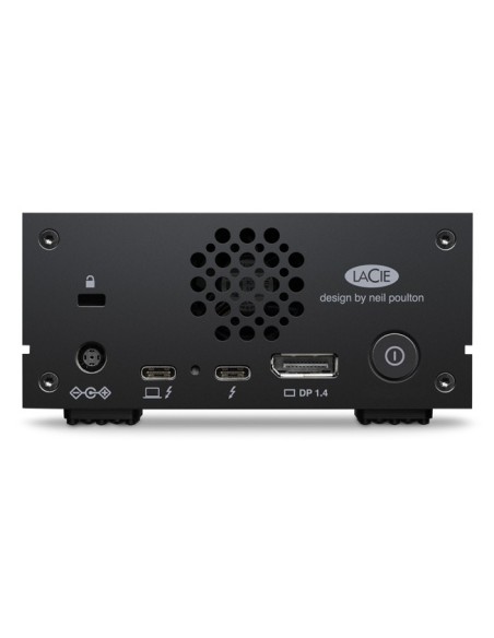 LaCie 1big Dock disco duro externo 18 TB 7200 RPM USB Type-A   USB Type-C Negro