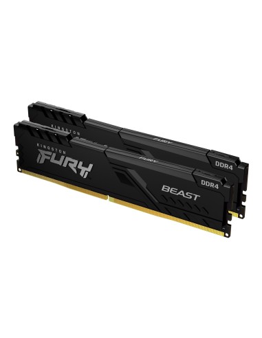 Kingston Technology FURY Beast 32GB 3200MT s DDR4 CL16 DIMM (Kit de 2) Black