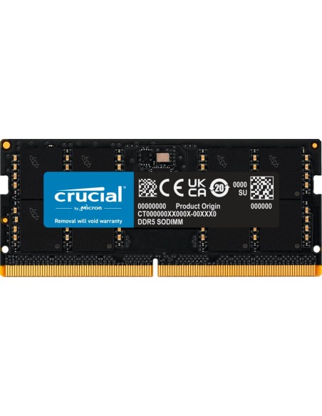 Crucial CT32G48C40S5 módulo de memoria 32 GB 1 x 32 GB DDR5 262-pin SO-DIMM
