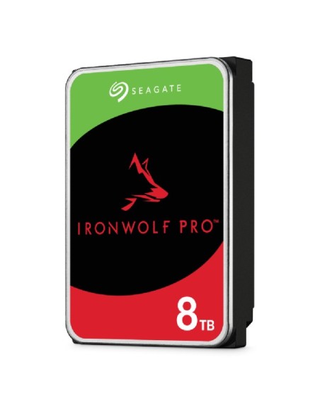Seagate IronWolf Pro ST8000NT001 disco duro interno 8 TB 7200 RPM 256 MB 3.5" Serial ATA III