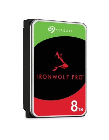 Seagate IronWolf Pro ST8000NT001 disco duro interno 8 TB 7200 RPM 256 MB 3.5" Serial ATA III