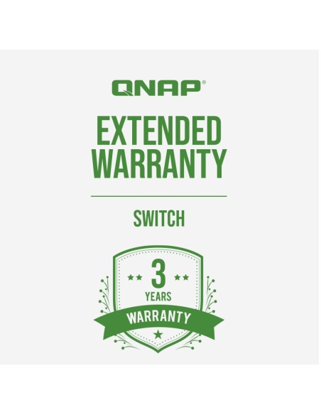 QNAP LW-SWITCH-GREEN-3Y-EI 1 licencia(s) 3 año(s)