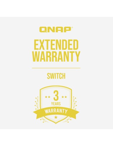 QNAP LW-SWITCH-YELLOW-3Y-EI 1 licencia(s) 3 año(s)