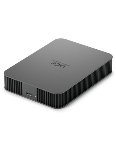 LaCie STLR5000400 disco duro externo 5 TB USB Tipo C 3.2 Gen 1 (3.1 Gen 1) Gris