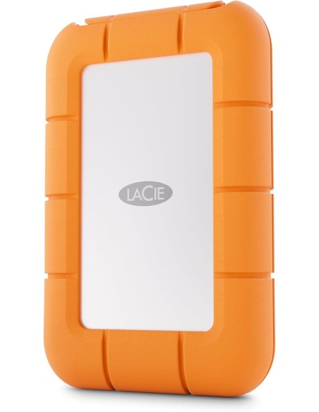 LaCie STMF500400 unidad externa de estado sólido 500 GB USB Tipo C USB 3.2 Gen 2x2 Gris, Naranja