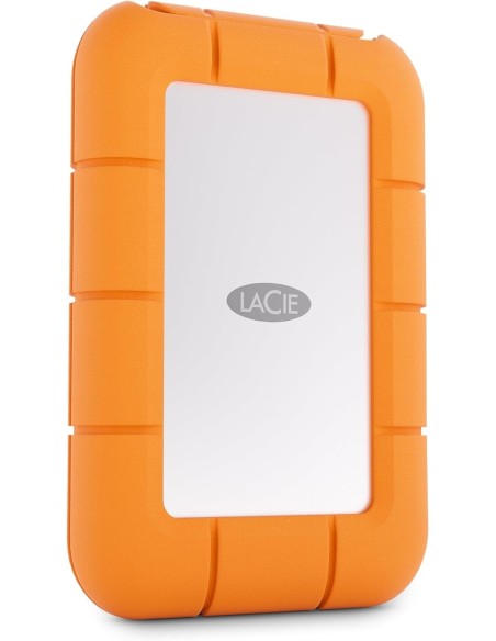 LaCie STMF500400 unidad externa de estado sólido 500 GB USB Tipo C USB 3.2 Gen 2x2 Gris, Naranja