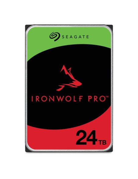 Seagate IronWolf Pro ST24000NT002 disco duro interno 24 TB 7200 RPM 512 MB 3.5" Serial ATA III