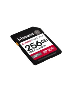 Kingston Technology 256GB Canvas React Plus SDXC UHS-II 280R 150W U3 V60 for Full HD 4K 2